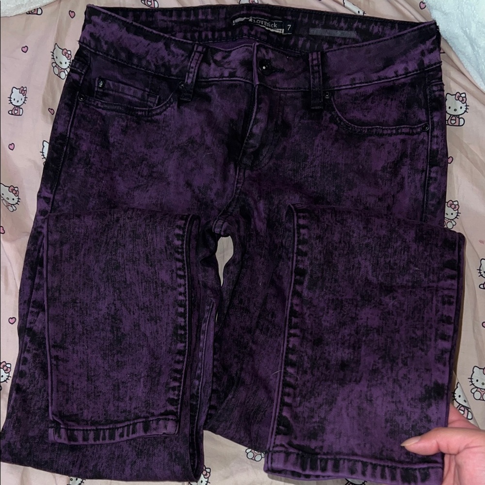 Lovesick Deep Purple Jeans